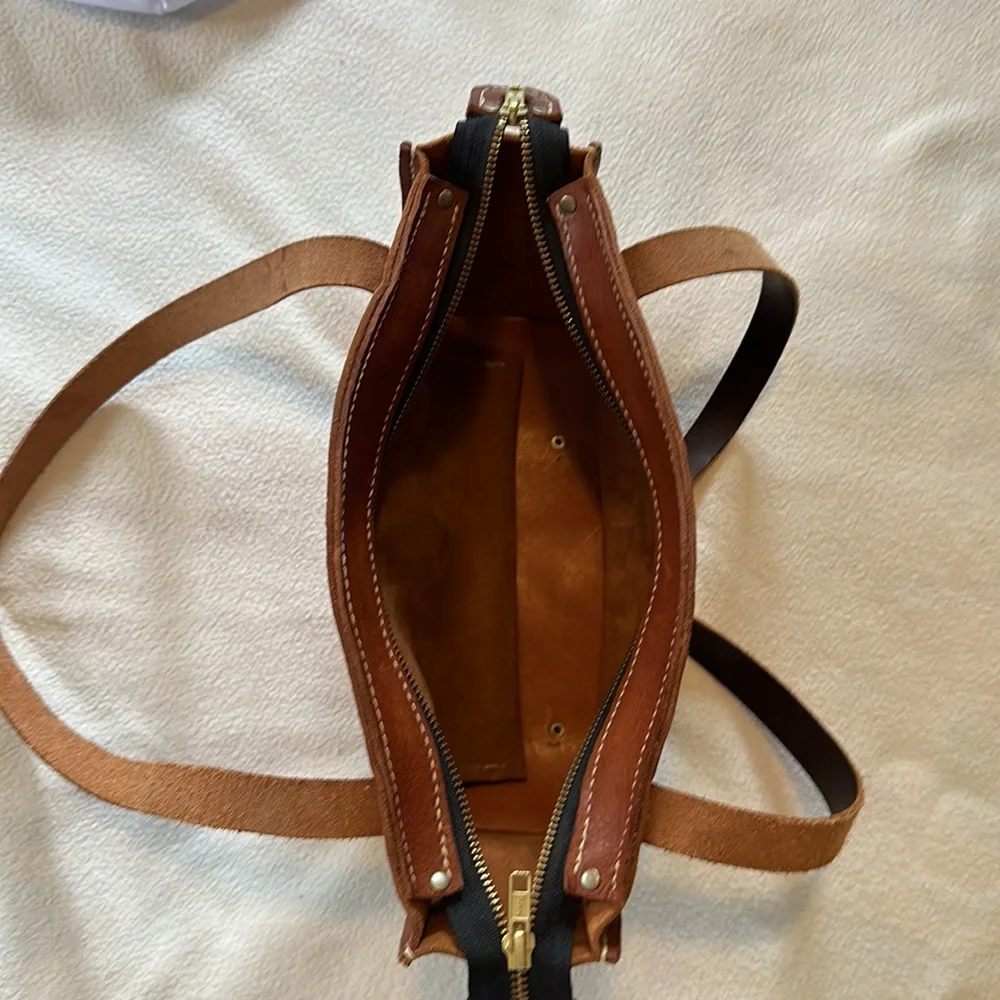 NWT 100% hand cut and sewn leather purse - Picture 6 of 12